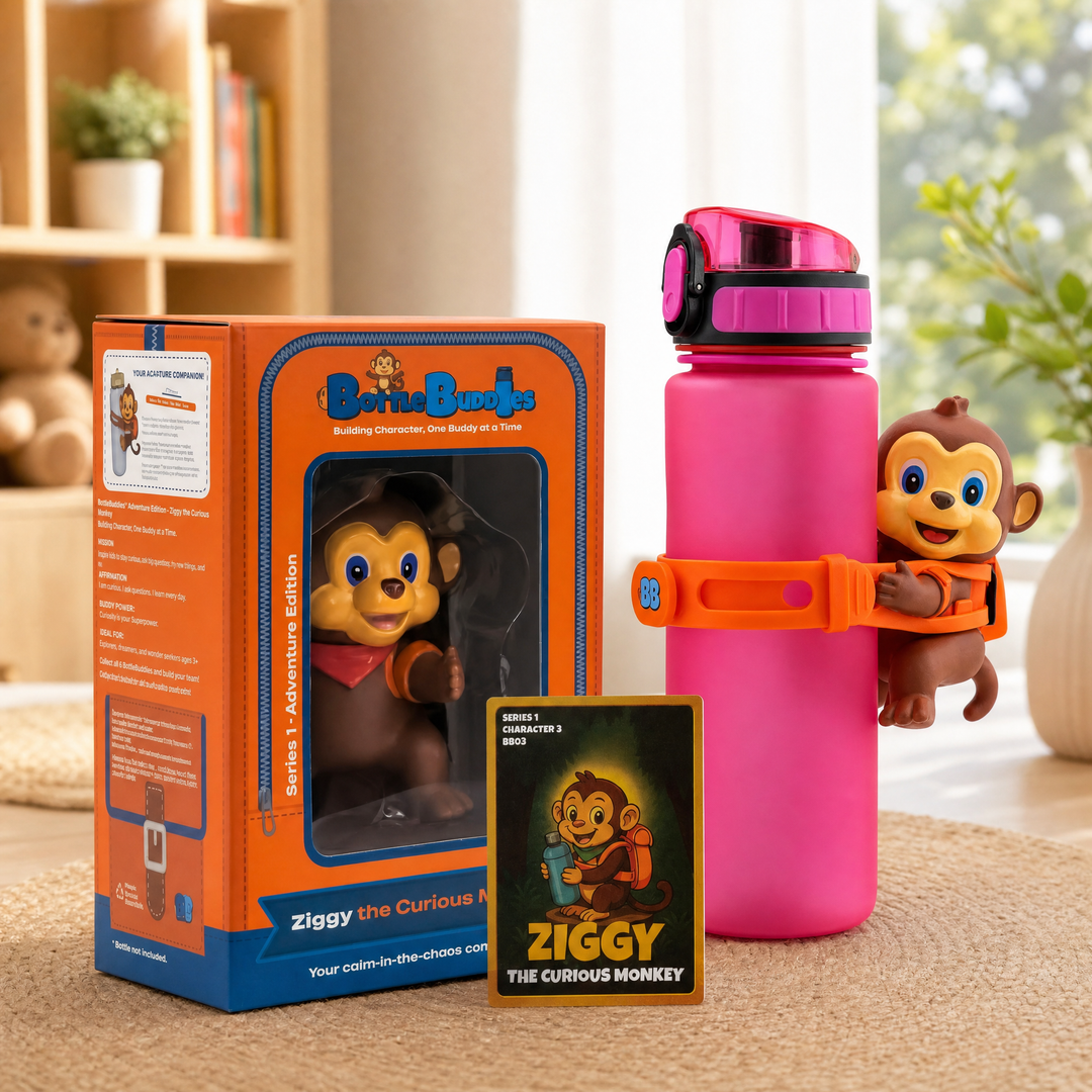 Ziggy the Curious Monkey - BottleBuddies HQ