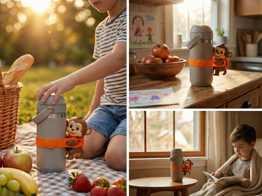 Ziggy “the Curious” Monkey - BottleBuddies HQ